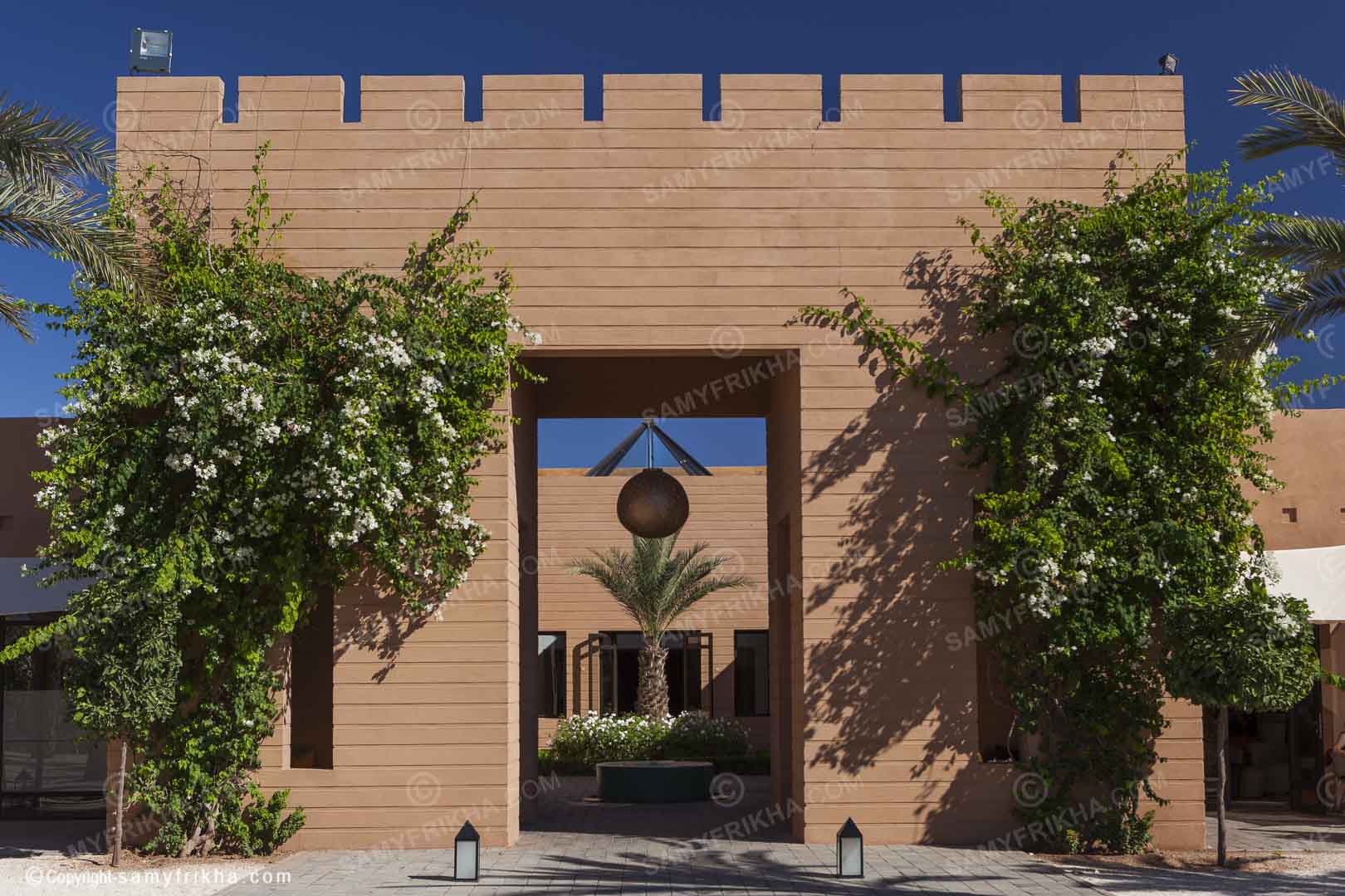 Entrée de l'Hotel Medina Garden