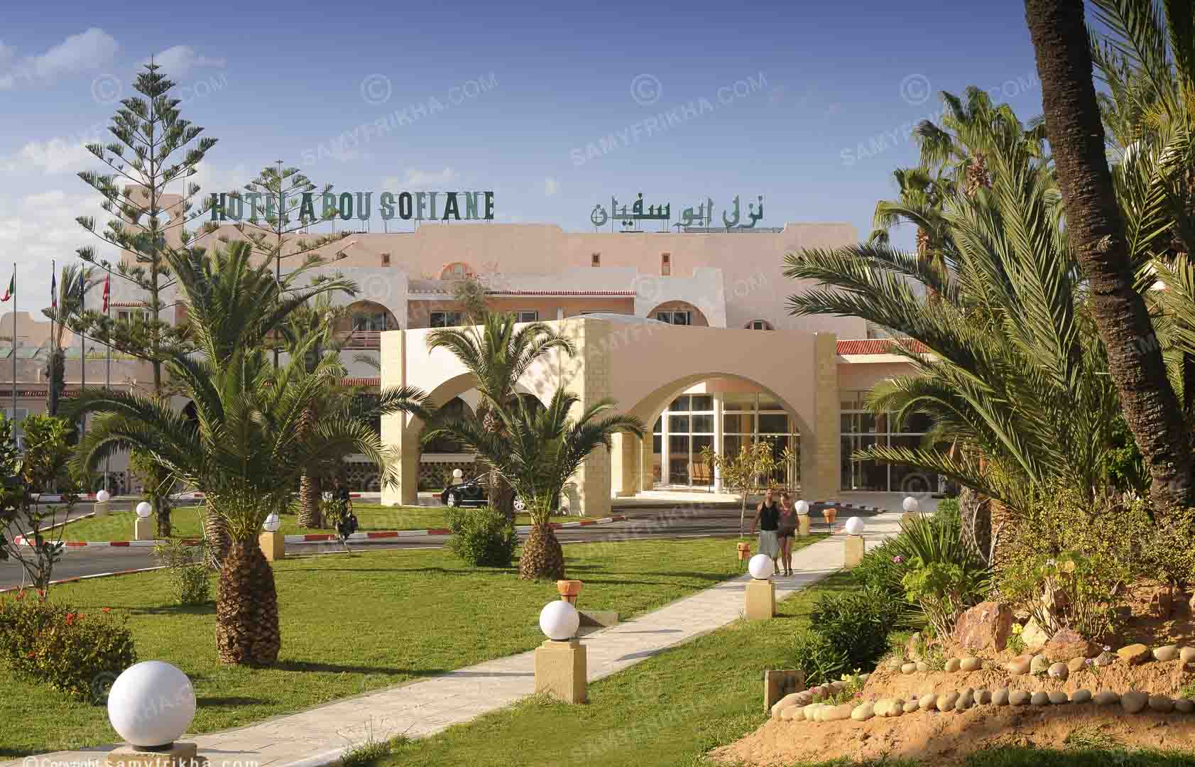 photographe des hotels en Tunisie : Facade Hotel Abou Sofiane Sousse