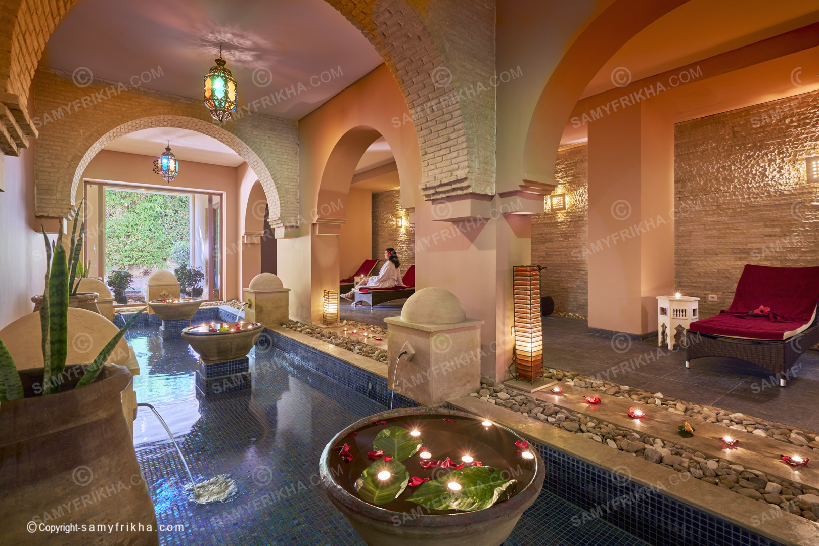 Espace détente du Royal Kenz Thalasso & Spa