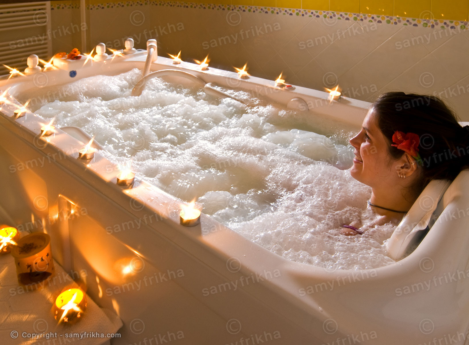 Espace bien-être et spa d'un hôtel en Tunisie
