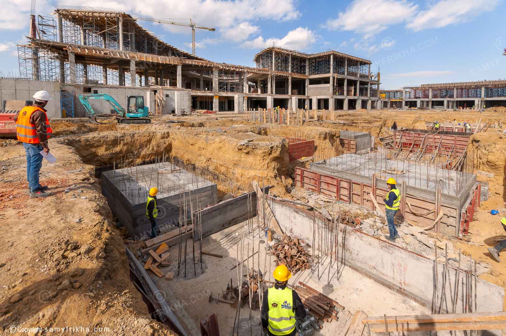 Photographe des chantiers de construction en Tunisie