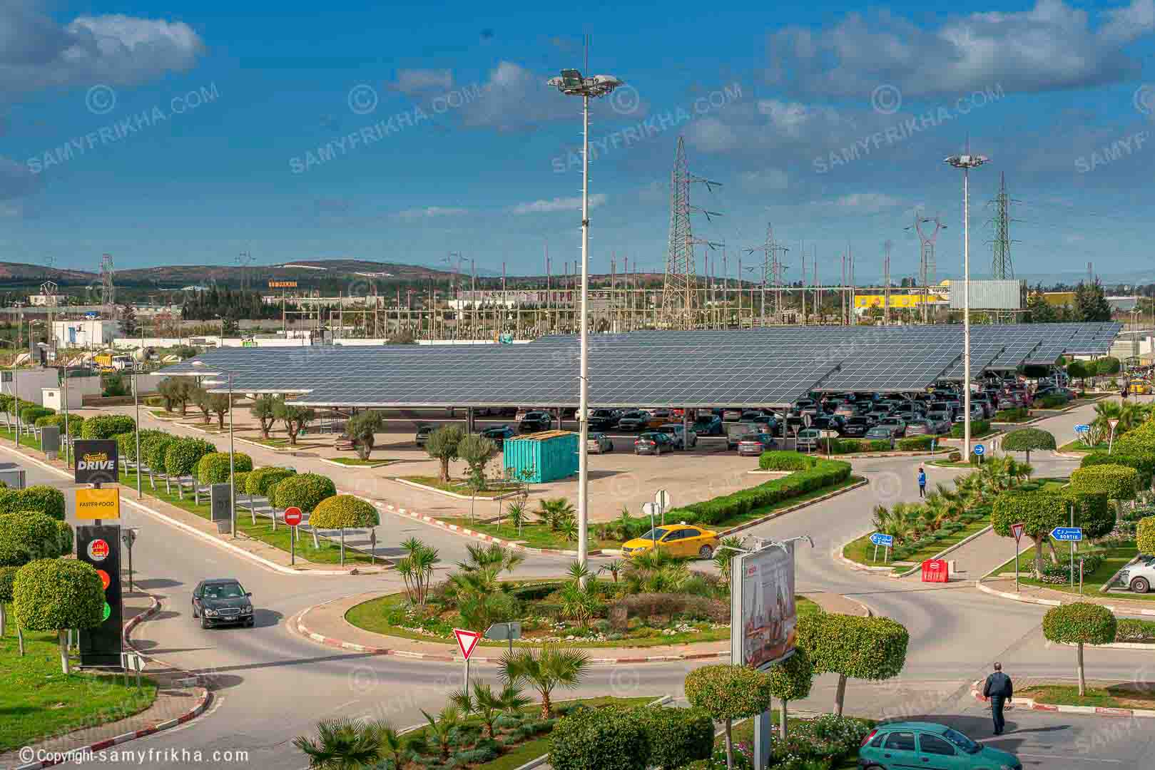 Photographe des stations photovoltaïque en Tunisie : Samy Frikha