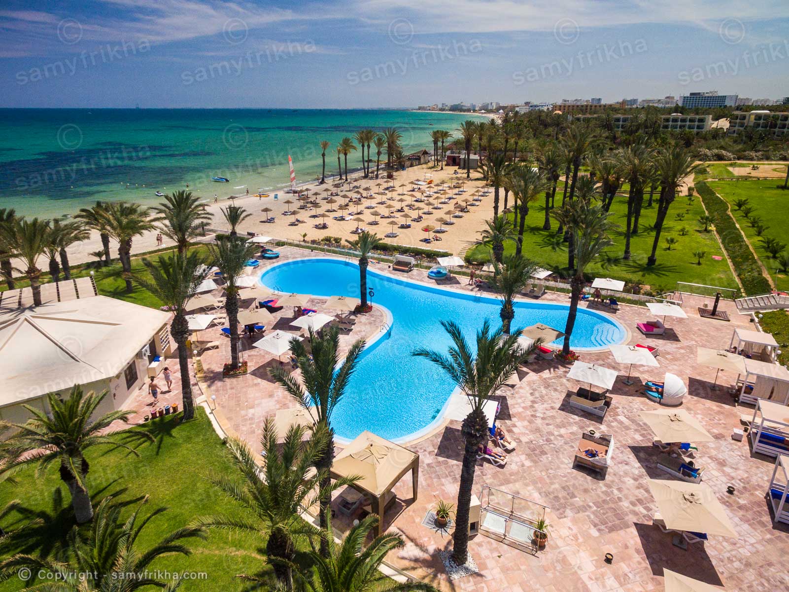 Samy Frikha a pris des photos aériennes de l'hôtel TUI BLUE Sheherazade avec son drone.